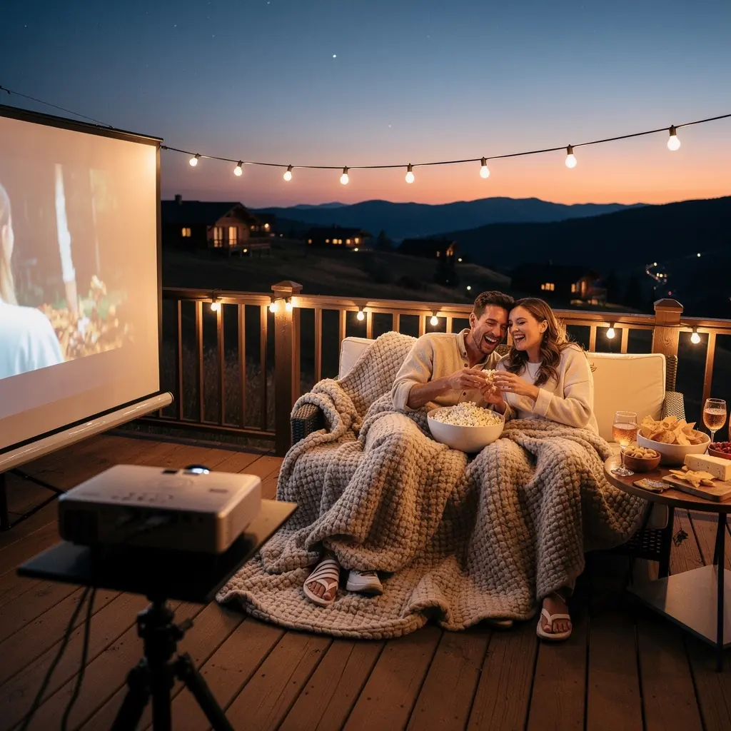 Аренда дома на склоне с великолепным видом на долину.